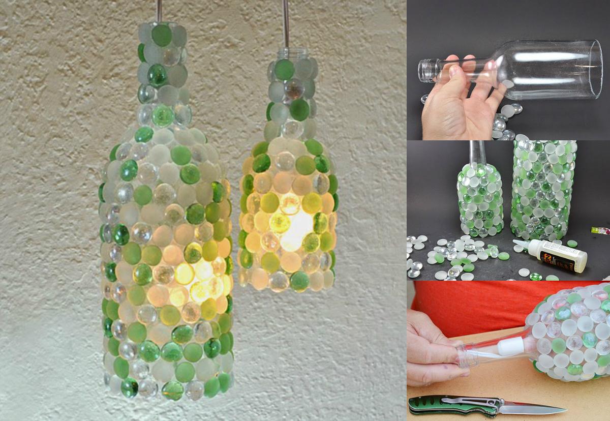 Đèn ngủ handmade bằng chai nhựa